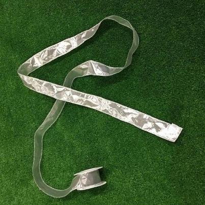 ROLLO CINTA NAVIDAD PLATA 4cm