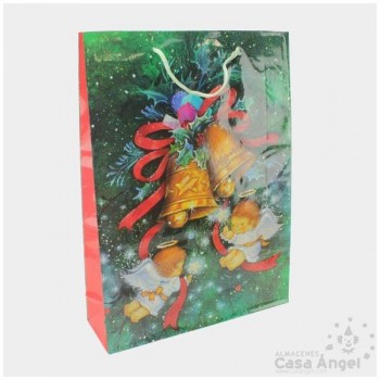 BOLSAS REGALO NAVIDAD 46cm SET DE 6 UNIDADES