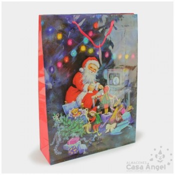 BOLSAS REGALO NAVIDAD 46cm SET DE 6 UNIDADES
