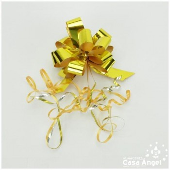 MOÑOS DE CINTA DORADOS DECORACIÓN 18mm