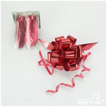 MOÑOS DE CINTA ROJOS DECORACIÓN 18mm