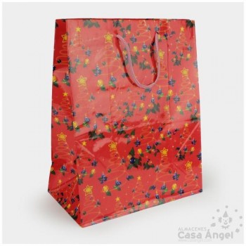 BOLSA REGALO NAVIDAD 32cm SET 4 UNIDADES