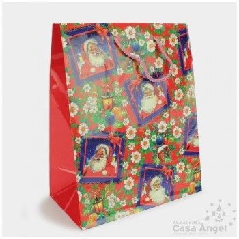 BOLSA REGALO NAVIDAD 32cm SET 4 UNIDADES