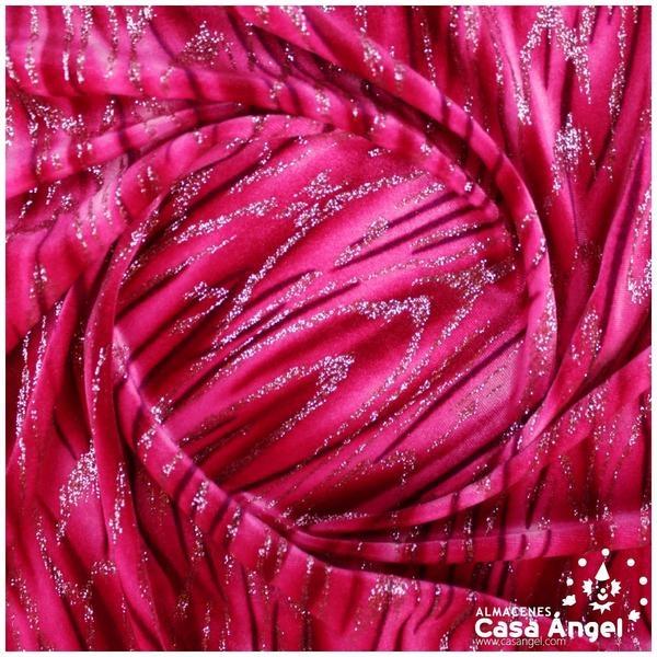 TERCIOPELO ESTAMPADO ANIMAL FUCSIA SERIE VERA 150cm