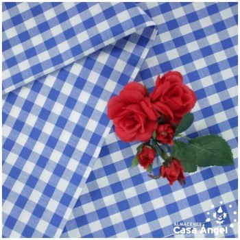 VICHY DE CUADROS AZULES GRANDES 160cm