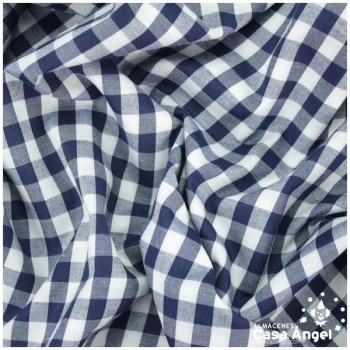 VICHY DE CUADROS AZUL MARINO GRANDES 160cm