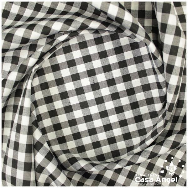 VICHY DE CUADROS NEGROS GRANDES 160cm