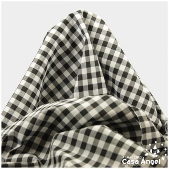VICHY DE CUADROS NEGROS GRANDES 160cm