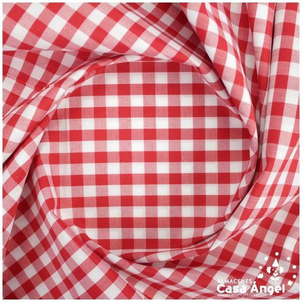VICHY DE CUADROS ROJOS GRANDES 160cm