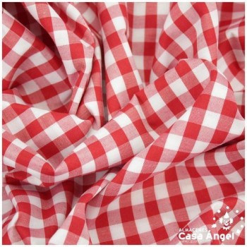 VICHY DE CUADROS ROJOS GRANDES 160cm