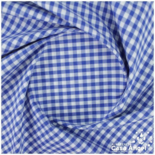 VICHY DE CUADROS AZULES MEDIANOS 160cm