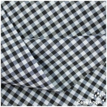 VICHY DE CUADROS NEGROS MEDIANOS 160cm