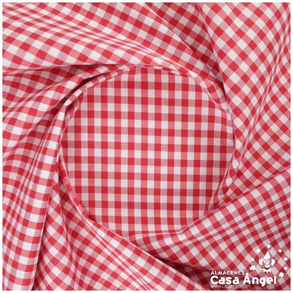 VICHY DE CUADROS ROJOS MEDIANOS 160cm