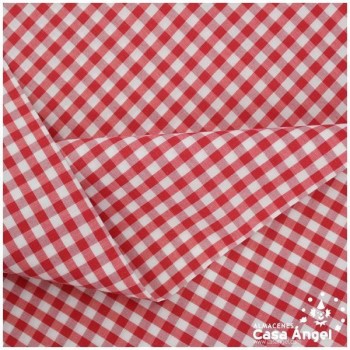 VICHY DE CUADROS ROJOS MEDIANOS 160cm