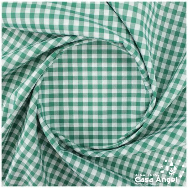 VICHY DE CUADROS VERDES MEDIANOS 160cm