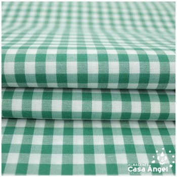 VICHY DE CUADROS VERDES MEDIANOS 160cm
