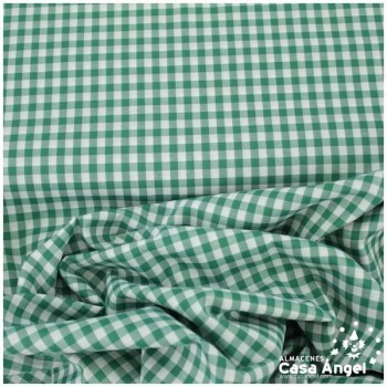 VICHY DE CUADROS VERDES MEDIANOS 160cm