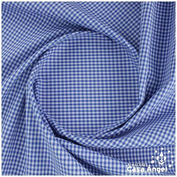 VICHY DE CUADROS AZULES PEQUEÑOS 160cm