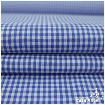 VICHY DE CUADROS AZULES PEQUEÑOS 160cm