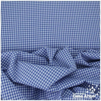 VICHY DE CUADROS AZULES PEQUEÑOS 160cm
