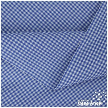 VICHY DE CUADROS AZULES PEQUEÑOS 160cm