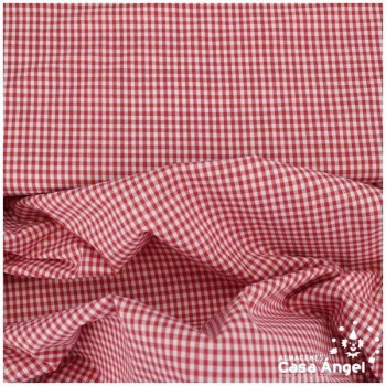 VICHY DE CUADROS ROJOS PEQUEÑOS 160cm