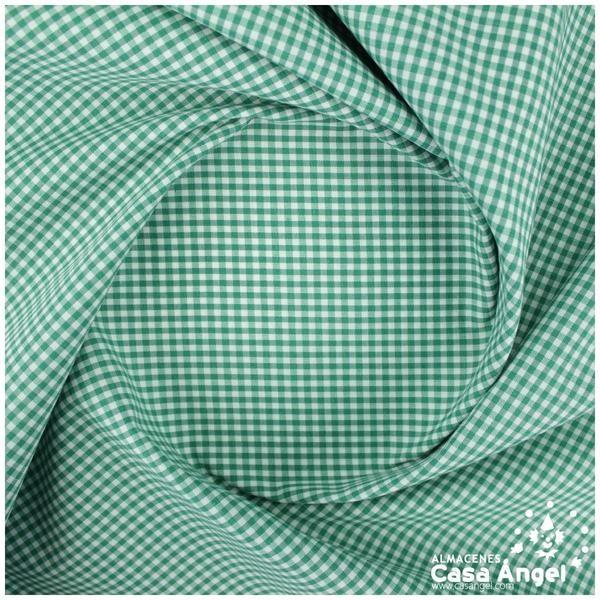 VICHY DE CUADROS VERDES PEQUEÑOS 160cm