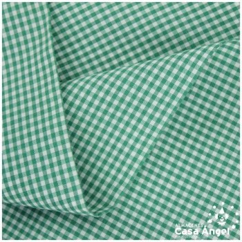 VICHY DE CUADROS VERDES PEQUEÑOS 160cm