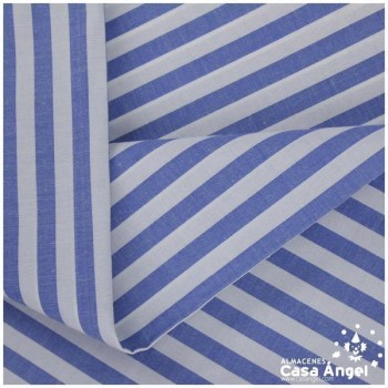 VICHY DE RAYAS MEDIANAS AZUL 160cm