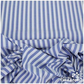 VICHY DE RAYAS MEDIANAS AZUL 160cm