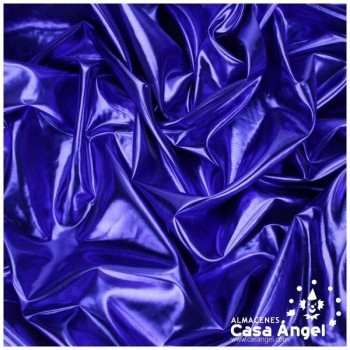 ORGANZA LAMÉ AZUL METALIZADO EXTRA BRILLO 112cm