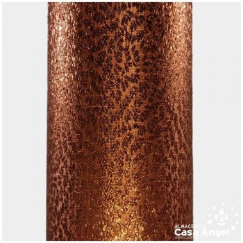 TELA TOPAZ TEXTURIZADA COBRE BRILLANTE 112cm