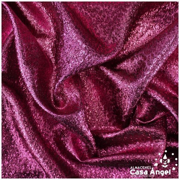 TELA TOPAZ TEXTURIZADA FUCSIA DE BASE NEGRA 112cm