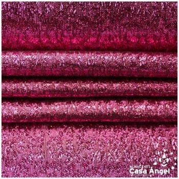 TELA TOPAZ TEXTURIZADA FUCSIA DE BASE NEGRA 112cm
