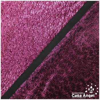 TELA TOPAZ TEXTURIZADA FUCSIA DE BASE NEGRA 112cm