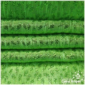 TELA TOPAZ TEXTURIZADA VERDE CLARO BRILLANTE 112cm