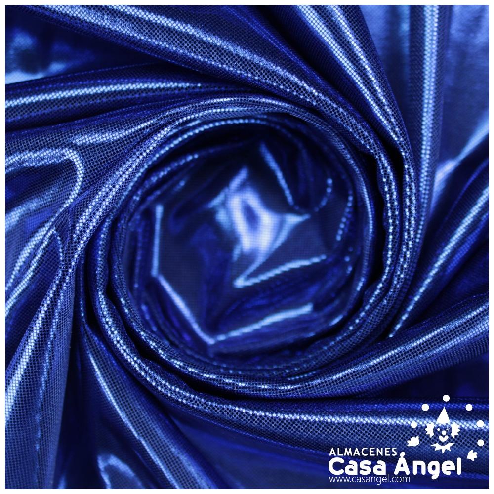 PAN DE ORO MICROPUNTOS BRILLO EXTRA AZUL 150cm