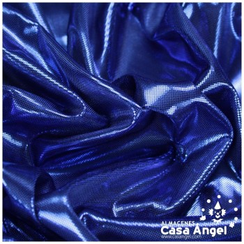 PAN DE ORO MICROPUNTOS BRILLO EXTRA AZUL 150cm