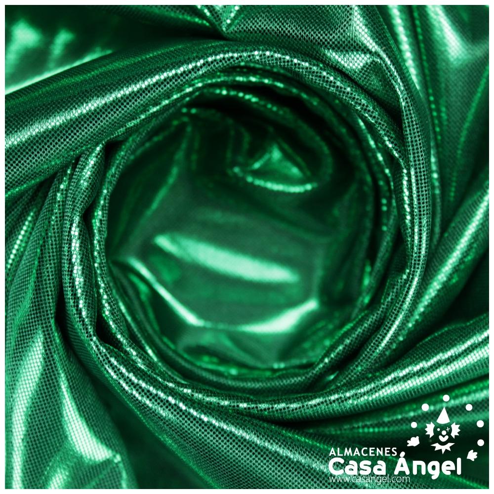PAN DE ORO MICROPUNTOS BRILLO EXTRA VERDE 150cm