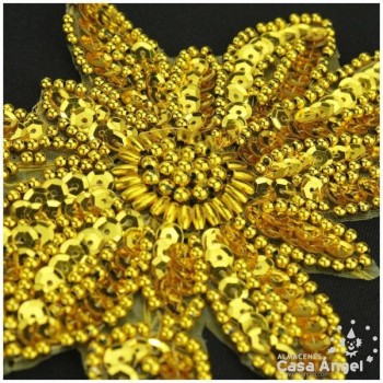 APLICACIÓN LENTEJUELA ROCALLA FLORES 20cm