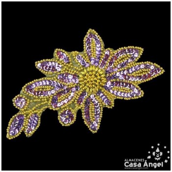 APLICACIÓN LENTEJUELA ROCALLA FLORES 20cm
