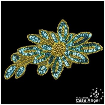 APLICACIÓN LENTEJUELA ROCALLA FLORES 20cm