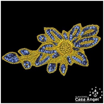 APLICACIÓN LENTEJUELA ROCALLA FLORES 20cm