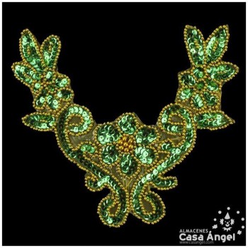 APLICACIÓN CUELLO ROCALLA LENTEJUELA 22cm