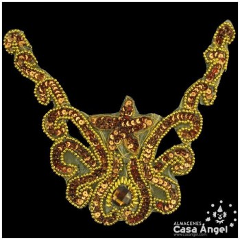 APLICACIÓN CUELLO LENTEJUELA ROCALLA 20cm