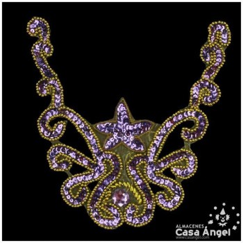 APLICACIÓN CUELLO LENTEJUELA ROCALLA 20cm