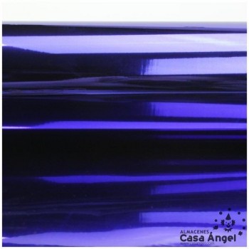 ACETATO AZUL BRILLO METÁLICO 50cm