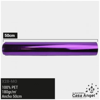 ACETATO MORADO BRILLO METÁLICO 50cm