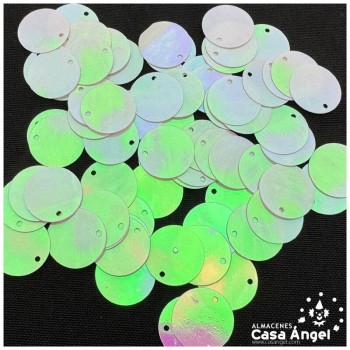 LENTEJUELAS PAIET CON OJAL 16mm BOLSA DE 50gr