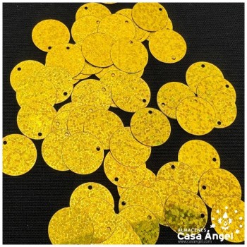 LENTEJUELAS PAIET CON OJAL 16mm BOLSA DE 50gr